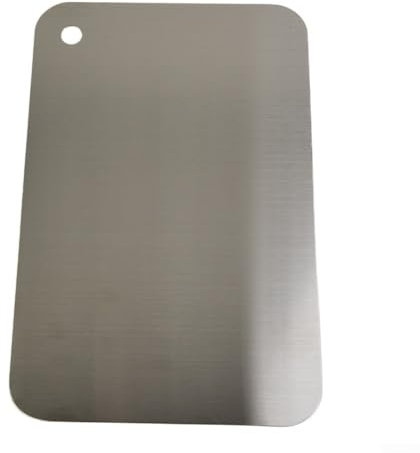 Tagliere moderno ed elegante in acciaio per cucine contemporanee (30 x 20 cm)
