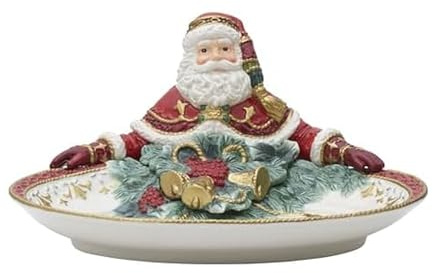 Fitz and Floyd Noel Holiday Santa Figurale Servierschale, 30,5 cm
