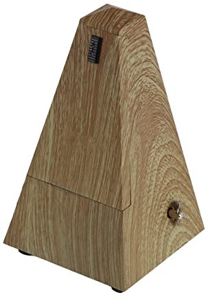 Metronom Al Holzmetronom für Gitarre DrumTower Metronom, Gitarrenzubehör für Gitarre, Metronom Eichenmetronom Universelles Metronom für Klavier Gitarre Trommel Violine Flöte