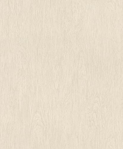 Rasch SCHÖNER WOHNEN-Kollektion Vliestapete WOOD 600018 mit Holzoptik in Sand - 10,05 m x 0,53 m