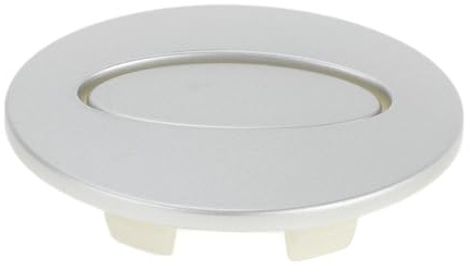 VekAuto Radnabenabdeckungen für Land Rover Discovery 00-19, kratzfest, langlebig, 63mm 2,48 OD Kunststoff Silberton Vorder- und Hinterräder
