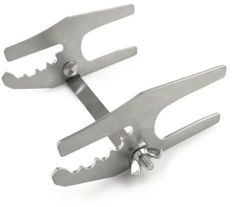 Bargen Flammlachsbrett Halterung für Feuerschalen, Feuertonnen und Grills (für bis zu 25mm Dicke Bretter)