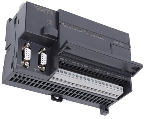 Hyuduo WS3U Programmierbares Logik-Controller-Modul SPS-Steuerplatine mit 16 Eingängen 12 Relais-Ausgängen DC 24V Industrielle Steuerung für Automatisierungstechnik 140x100x63mm