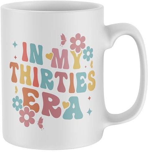 Purple Print House In My Thirties Era Mug 30th Party Big Thirty Birthday Present Gift