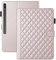 Vaitasy Custodia per Samsung Galaxy Tab S10 Plus/S9 FE 12.4 Pollici Business Pelle PU Tablet Cover con Portafolio Supporto Funzione Oro Rosa