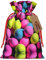 rannsut Hellrosa Tennisbälle Druck Weihnachten Tunnelzug Packsäcke für Weihnachten Paketlagerung, Weihnachten Party Zubehör Geschenke
