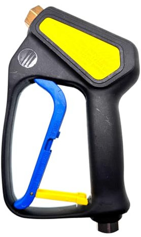 M&M Smartek Pistolet haute pression ST-2300 – Entrée 3/8 IG, sortie 1/4 IG – Max. 310 bar / 4500 psi – Jusqu'à 150 °C – 45 l/min – Accessoires de nettoyeur haute pression professionnel