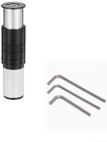 28 6 mm regolabile forcella della bicicletta, aumento stelo interno per strada e mountain bike (nero) + strumento)