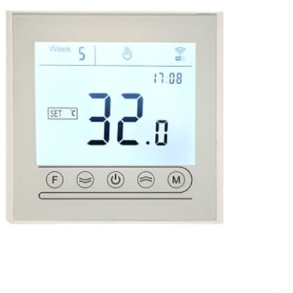 Alanmoship Programmable Thermostat With WiFi And Touchscreen, Remote Access Temperature Control For Home Heating, Compatible With For Alexa, 5+2 Day Programmable(1)