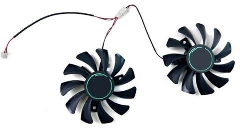 Cooling Fan 75MM 2Pin 12V 0.5A HA8010H12CF-Z GTX1650 Fan for GTX 1650 SUPER VENTUS XS Graphics Card