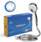 AquaBliss TheraSpa Handbrause,6 Modi Massage Duschkopf mit Schlauch Hochdruck zu sanftem Wassersparmodus,2.5 m Kein Verheddern Handbrause mit extra langem Schlauch & verstellbarer Halterung,Chrom
