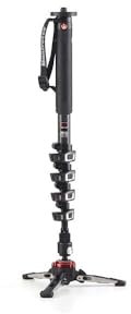 MANFROTTO Monopode Carbone MVMXPROC5 avec FLUIDTECH base