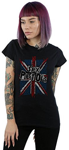Absolute Cult Sex Pistols Women's Anarchy Flag T-Shirt