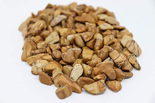 Aquagart Polierte Kieselsteine Dekosteine I Glanzkies Große Kieselsteine Flusskiesel Deko-Steine für Garten I Gartenteich Steine Teichkies Zierkies Gartenkies Ziersteine (100kg, Holz)
