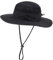 Magracy Unisex Outdoor Mesh Bucket-Hut Sommer breite Krempe UV-Schutz Hut Angelhut Gr. One size, Schwarz