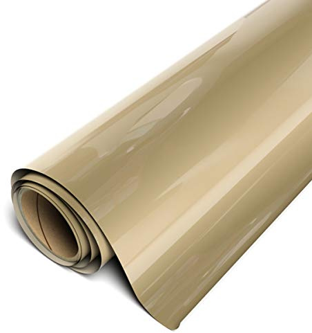 SISER EasyWeed HTV 15 x 5ft Roll - Iron on Heat Transfer Vinyl (Vegas Gold)