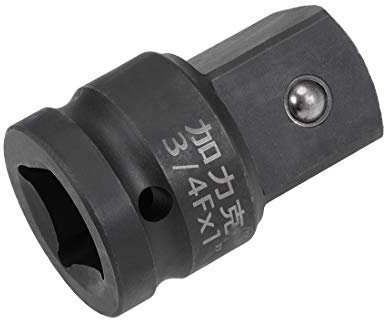 sourcing map Schlagbuchsenadapter und Reduzierstück 3/4-Zoll-Buchse auf 1-Zoll-Stecker Cr-Mo-Stahl