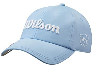 Wilson Damen Golf Cap Pro Tour Polyester Hellblau Einheitsgröße WGH7000103