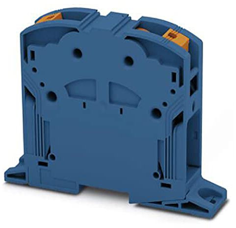 PHOENIX CONTACT PTPOWER 185 F BU Hochstromklemme, 1000V AC / 1500V DC Nennspannung, 309A Nennstrom, Power-Turn-Anschluss Anschlussart, 31mm Breite, 108.3mm Höhe, Direktes Anschrauben Montageart, 3 Stk