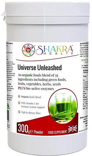 Universe Unleashed 300g Powder | Organic Superfoods & Bio Active Enzyme Combination, Complete Vegan Immune Boosting & Body Alkalising Nourishment Complex Absolute Detoxification