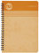 nu: Notizbücher – Cloud Pastels Range – A5 Orange Notizbuch – Spiralbindung – 110 Seiten