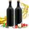 Kaminfix Essig & Öl Spender - Flasche mit Ausgießer, 2er Geschenkset für Feinschmecker handgefertigt und einzigartig im Design Made in Germany authentisch chic und zeitlos (2x 750ml, schwarz)