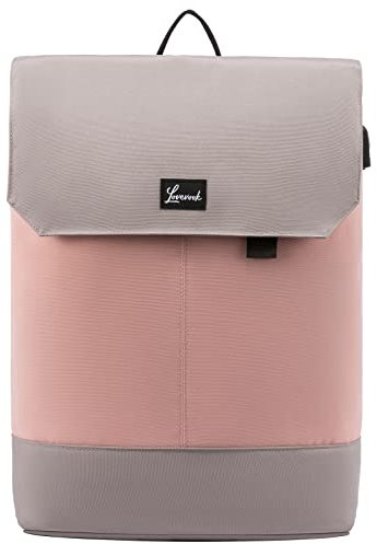 LOVEVOOK Schulrucksack Teenager Mädchen Wasserdichter Rucksack mit Laptopfach 15,6 Zoll & Anti Diebstahl, für Uni, Schule, Reisen u. Büro (Rosa)