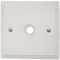 G&H VW79W Victorian Plate Matt White 1 Gang Flex Outlet Plate