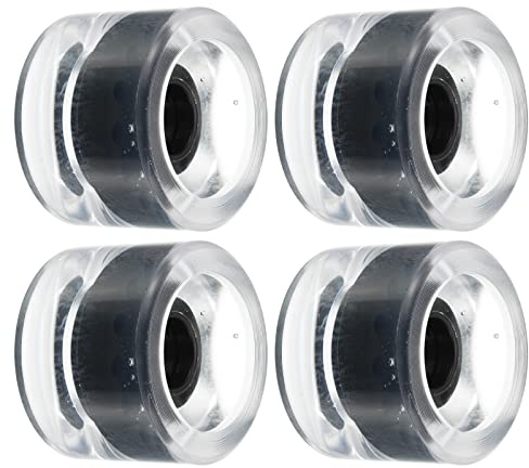 PATIKIL 4Pack 70mm 78A Langboard Rad Weich Cruiser Räder Straße Räder für Skateboards Skateboard Rad Ersatz PU Klar Schwarz