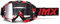 IMX RACING MUD Motorrad Schutzbrille | Klare Linse | Anti-Beschlag und Anti-Kratz Linse | Band mit Silikondruck | Drei Lagen Schaum | Ein Linse enthalten