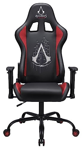 Subsonic Assassin's Creed - Ergonomischer Gaming-Stuhl Verstellbare Rückenlehne/Armlehnen - Adult Gaming Chair offizielle Lizenz