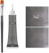 SEMINISMAR Leder Reparatur Set,Lederreparatur Creme,Lederbalsam,Leder-Restaurator,Leder-Farbbalsam,Lederkratzer Reparatur,Flüssigleder,Leder Reparatur Gel,für Autositze,Sofas,Schuhe,Grau