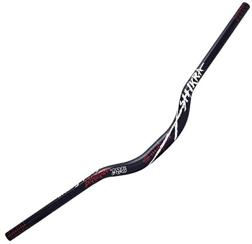 Fahrradlenker 780mm Extralanger MTB Riser Bars Rise 20mm 35mm 55mm 31.8mm Aluminiumlegierung Mountainbike Lenker Für BMX DH XC AM FR (Color : Black white, Size : 35mm)