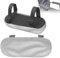 WAVATA 2 Stück Armlehnen Polster für Bürostuhl, Armlehne Pads Ergonomische, Stuhl Armlehnenpolster, Bürostuhl Armlehnenbezug, für Schreibtischstuhl Gaming Stuhl Rollstuhl (Grau)