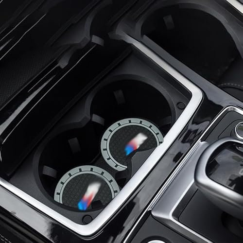 2 Pièces Support Gobelet Voiture Dessous de Verre Anti-dérapant Porte-gobelet de Voiture Coaster, Dérapant Accessoires D'Intérieur De Silicone Voiture, Voiture Support Gobelet Accessoires