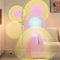 MUMENG Sunset Lamp Projector Floor Lamp, 5 Head Led Halo 360°Adjustable Floor Lamp with Replaceable Color Filters, Ambient Lighting Mood Lighting for Bedroom, Living Room, Bar