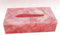 Rosenquarz Seidenpapierbox I Quarz-Geschenkpapierbox I Rosenquarz Taschentuchbox I Quarz-Seidenpapierbox 22,9 x 12,7 cm