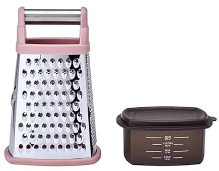 KitchenAid Gourmet Box Grater, Dried Rose, 10 Inch