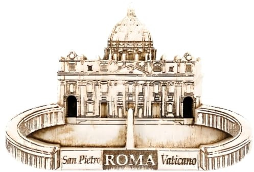 3D-Kühlschrankmagnete in Rom, Italien, Touristen-Souvenirs, Stadtattraktionen, Kühlschrank-dekorativer Magnet, dreidimensional, für Zuhause und Küche