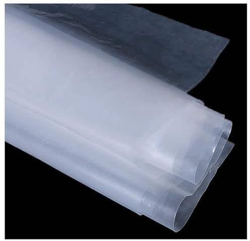 3m x 4m Polythene Plastic Sheeting, 1.1kg Thickened Garden Grow Polythene Cover Sheets for Gardening Insulation and Building Rubble Protection