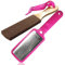 NYK1 Pink MEGAFILE Foot File Pedicure Rasp The Original with NYK1 Curved Smoothie Super Sharp Extra Large Micro Files SHARPEST File Skin Grater Remove Calloused Dry Rough Dead Skin Feet Soft Smooth