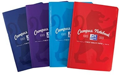 Oxford Campus B5 Casebound Notebook - Assorted Colour (Pack of 5)