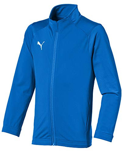 PUMA Jungen Liga Sideline Poly Jacket Core Jr Jacke, Electric Blue Lemonade White, 152