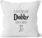 MoonWorks Kissen-Bezug I Love You Like Dobby Loves Socks Geschenk Liebe Valentinstag Jahrestag Hochzeitstag weiß 40cm x 40cm