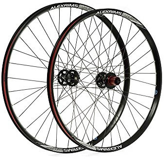 Raleigh Unisex Adult Rear 12x145mm Bolt Through Boost Alex Volar Tubeless ready Wheel Rear Bolt Through Boost Tubeless Ready Wheel - Black, 27.5 inch