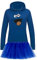 Jimmys Textilfactory Hoodie Krümelmonster mit Keks Kostüm Set + Tütü Tüllrock Karneval Damen XS - 2XL Fasching Verkleidung Gruppen Rosenmontag Sesamstraße, Größenauswahl:L, Setauswahl:Standard Set