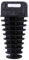 KIMISS Bouchon de silencieux d'échappement de moto, Dirt Bike ATV Quad 2/4 Course Tuyau de silencieux d'échappement Silencieux Bung Wash Plug(Noir)