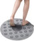 Runde Duschmatte rutschfest Badewannenmatte mit Saugnapf, 46 × 46 cm (18,1 x 18,1 inch) Duschmatten,Weichduschmatte, Silikonmaterial