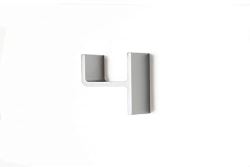 Depot4Design Entrance Hausnummer 4, Hauswand-Dekoration, Aluminium, Silber eloxiert, 80604
