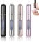 VEGCOO 4PCS Atomizador Perfume Recargable, 8ml Mini Botella Vacía Pulverizadora, Spray Portátil para Viaje (A)